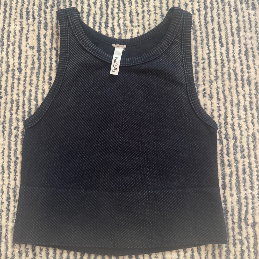 Women Nikibiki Navy Blue Tank-Top